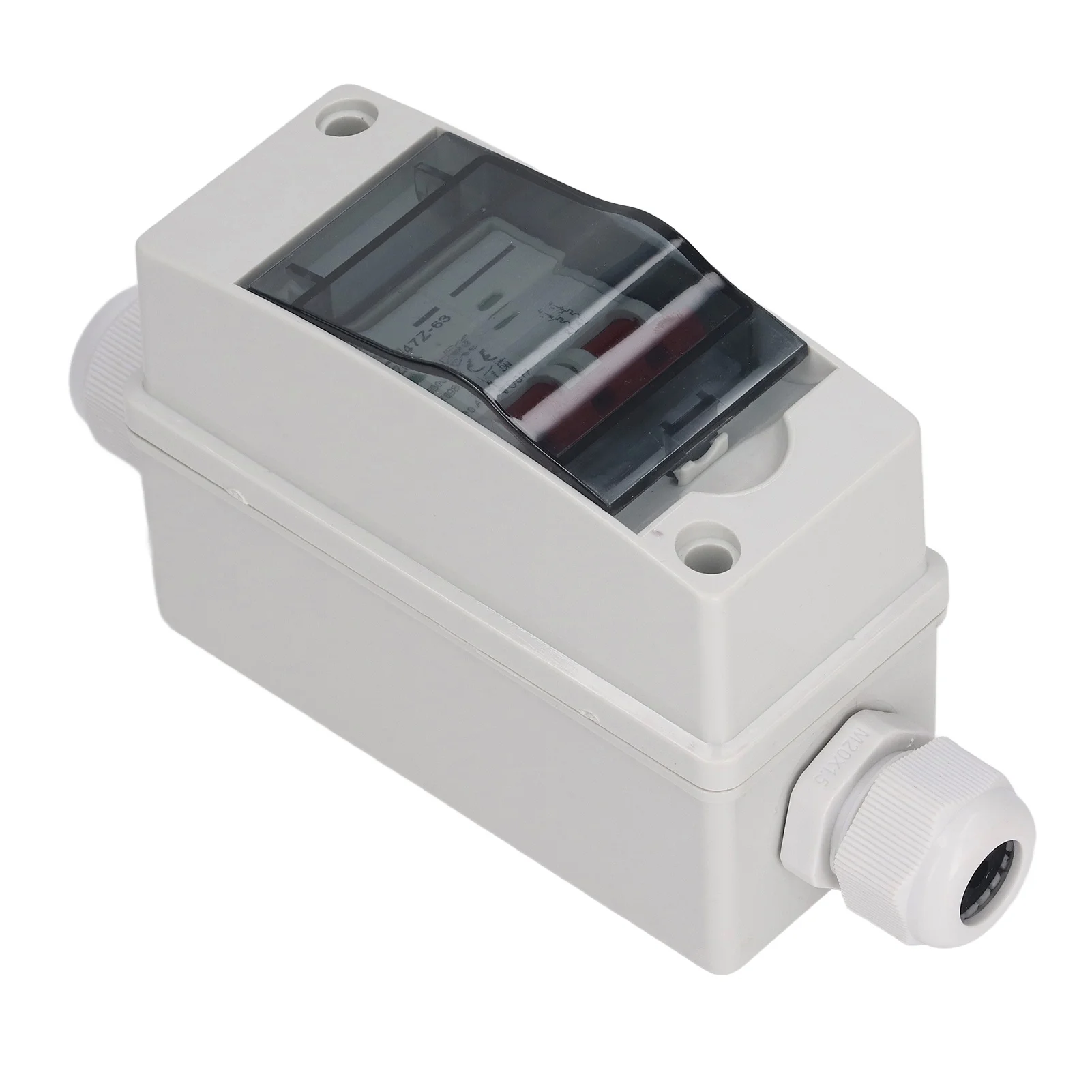 

PV Solar Disconnect Switch Photovoltaic Circuit Isolator Miniature RV Breaker Box DC500V IP65 Waterproof 63A