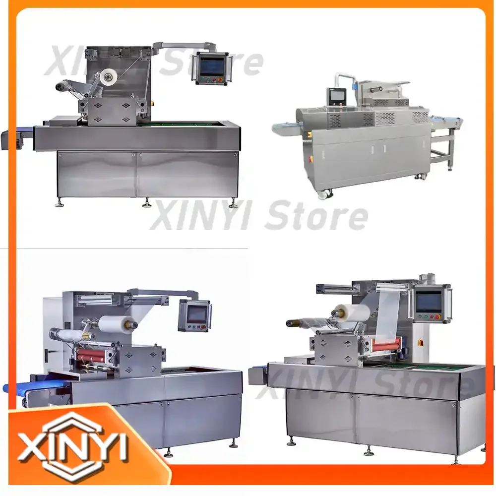 Durable Automatic Tray Modified Atmosphere Packing Sealing Machine for Ready Meal Fish Meat Chicken Legs Package for food