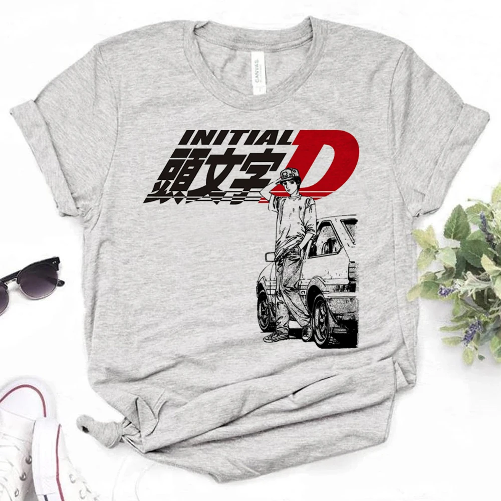 Initial d Tee women manga streetwear t shirt girl anime clothing