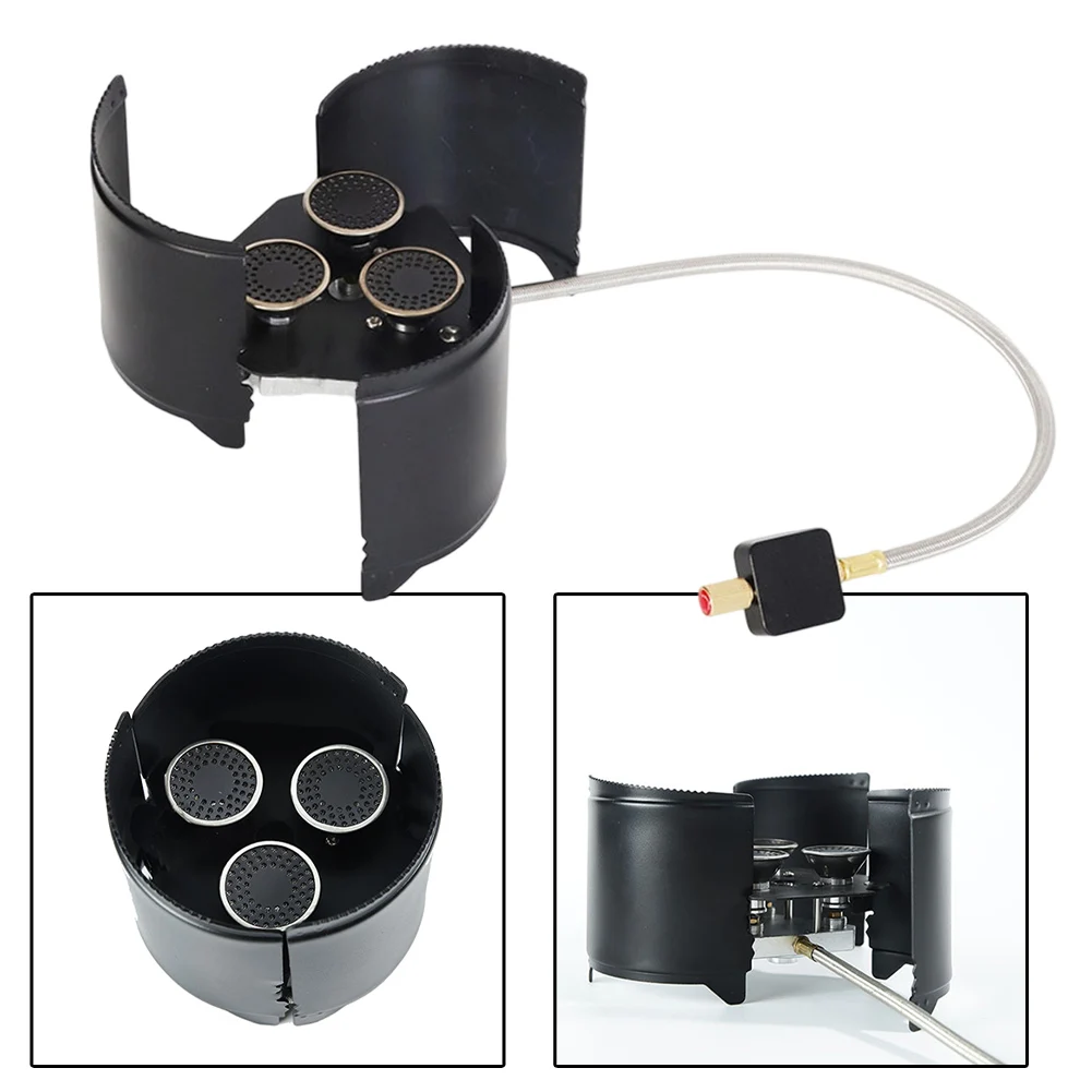 رحلات الظهر أبعاد مخزنة 11 سم قطر × 10.8 سم ارتفاع قابل للطي موقد سياحي الظهر موقد الطبخ #6