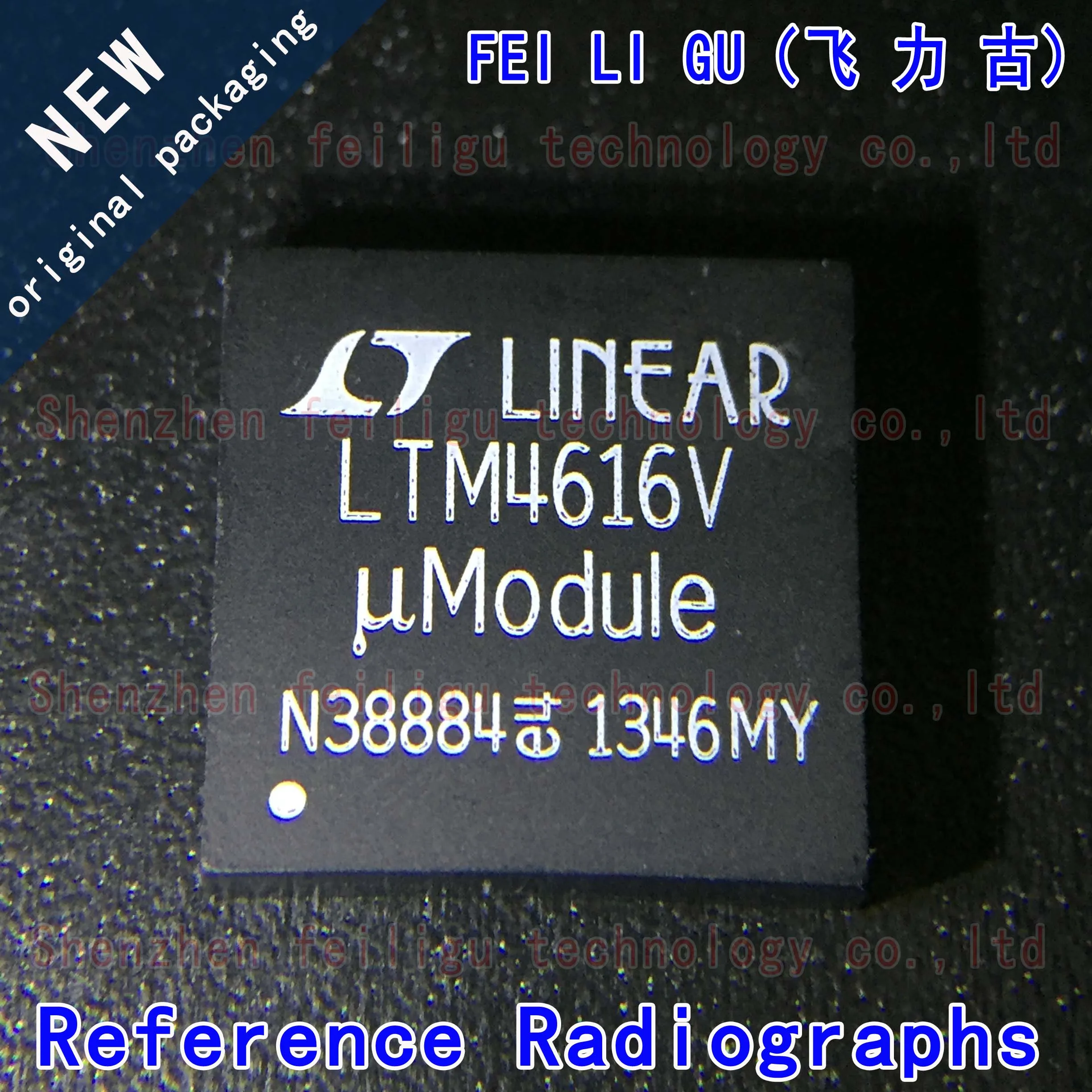 

1~10PCS 100% New Original LTM4616EV#PBF LTM4616IV#PBF LTM4616EV LTM4616IV LTM4616V LTM4616 Package:LGA144 DC-DC Power Chip