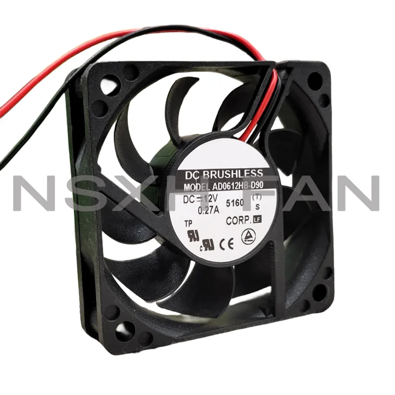 Ventilador CPU, ad0612hb-d90 6015 dc12v