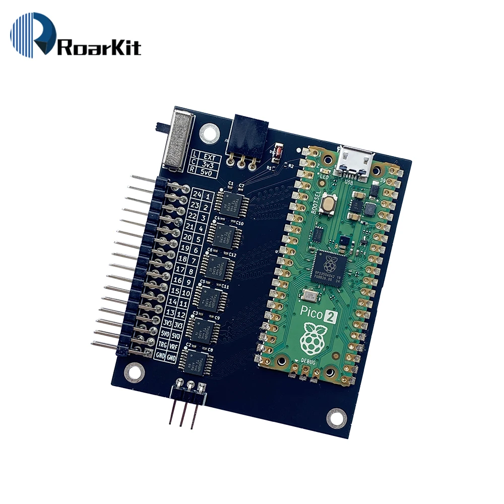 

Logic Analyzer V6.0 RP2350 Pico 2 - 400MHz 24 Channel Logic Analyser for Circuit Analysis -Y18A