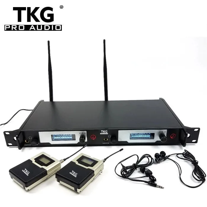 TKG Mono PMS9800 Stage monitor ear back actor wireless Singer stage show professional wireless in ear monitor headphones