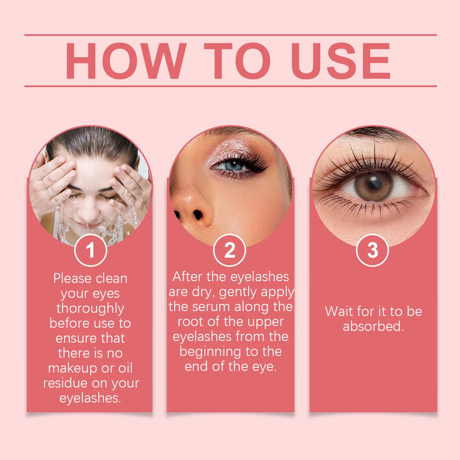 Siero per la crescita delle ciglia per una crescita rapida Allungamento Curling Ispessimento Rafforzare Nutrire le ciglia Siero booster per sopracciglia naturali