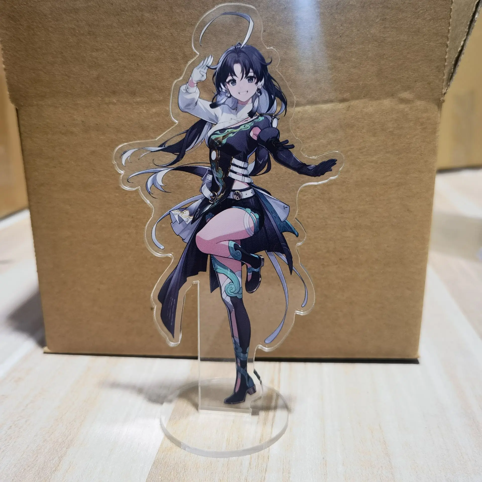 Figura de Anime Chaveiro Modelo para Mulheres, Acrílico, Em Pé, Ondas, YUANWU, Chixia, Encore, Chaveiro, Presentes de Moda