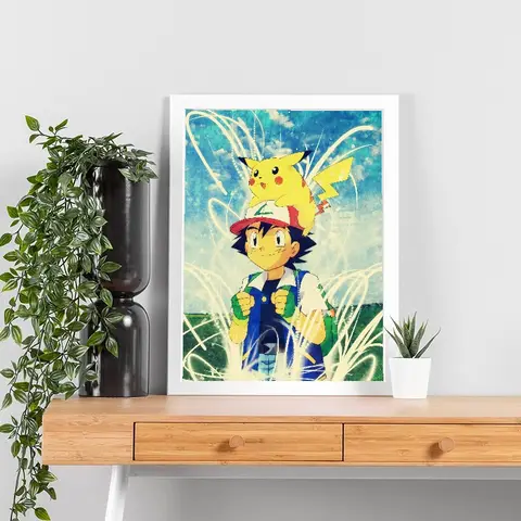 6 best sales Pikachu-affisch - №2