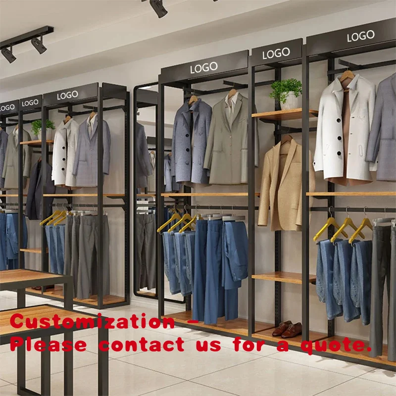

Customize.Kainice Dress Stand Display Racks Gold Shop Racking Display Garment Clothing Rack Shelf Clothes Shop Fittings and