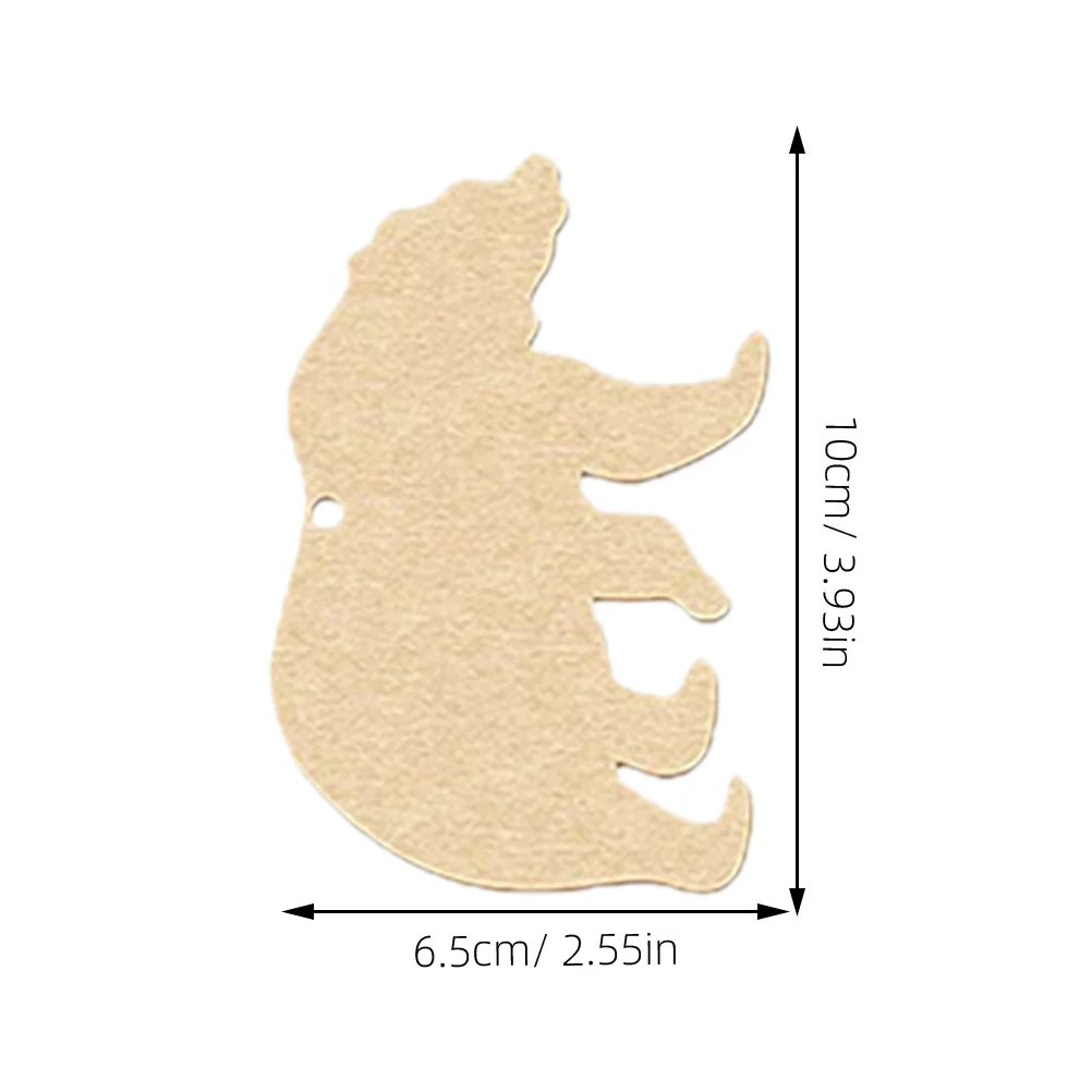 30 قطعة ديكور جدار الحيوان الخشبي القواطع غير المكتملة لتقوم بها بنفسك الحرفية للمنزل شرائح الخشب أدوات الحرف اليدوية #6