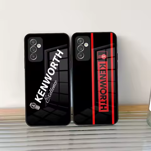 KENWORTHS TRUCK Phone Case Glass For Samsung Galaxy S24 S25 S21 S22 S20 S23 Ultra Fe Plus A34 A54 A24 A16 A52 M54 Cover