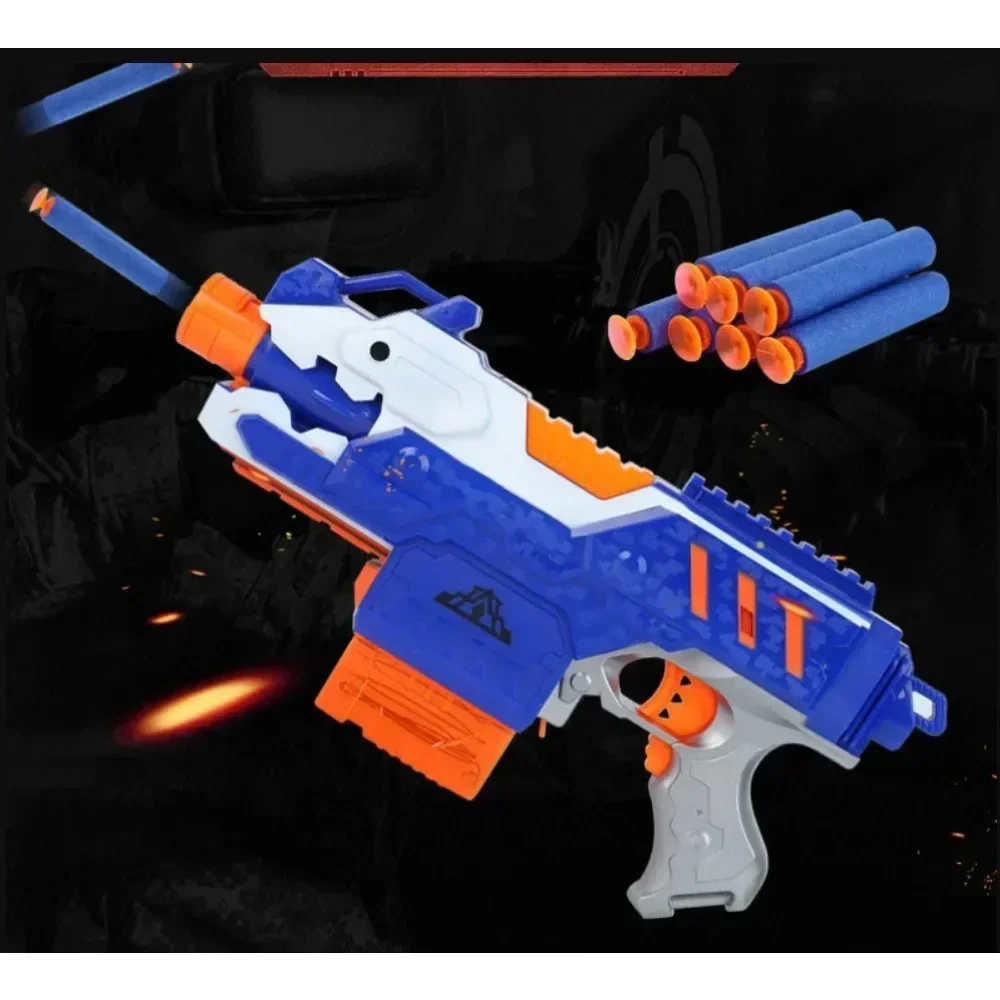 Freccette elettriche giocattolo Airsoft per Nerf Gun Soft 7.2CM foro testa proiettili schiuma Safe Sucker Bullet per Nerf Blasters ragazzi