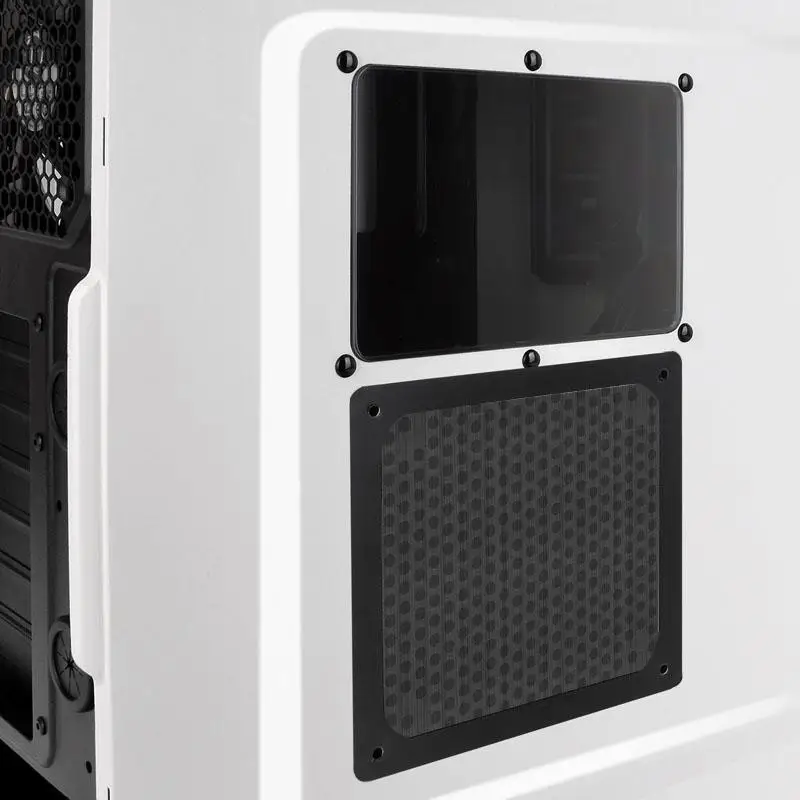 

1/4Pcs Computer Chassis Net Guard With Hole 8/9/12/14cm PC Chassis Cooling Fan Dust Filter Magnet Dustproof Mesh Cover