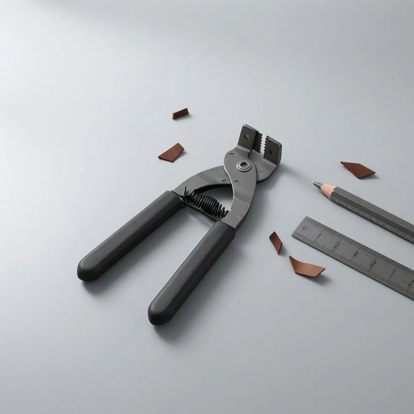 Leather Punching Plier 4 Mm Hole Punch Plier Belt Hole Puncher rhombusStyle Jaw Hand Tool Steel Head