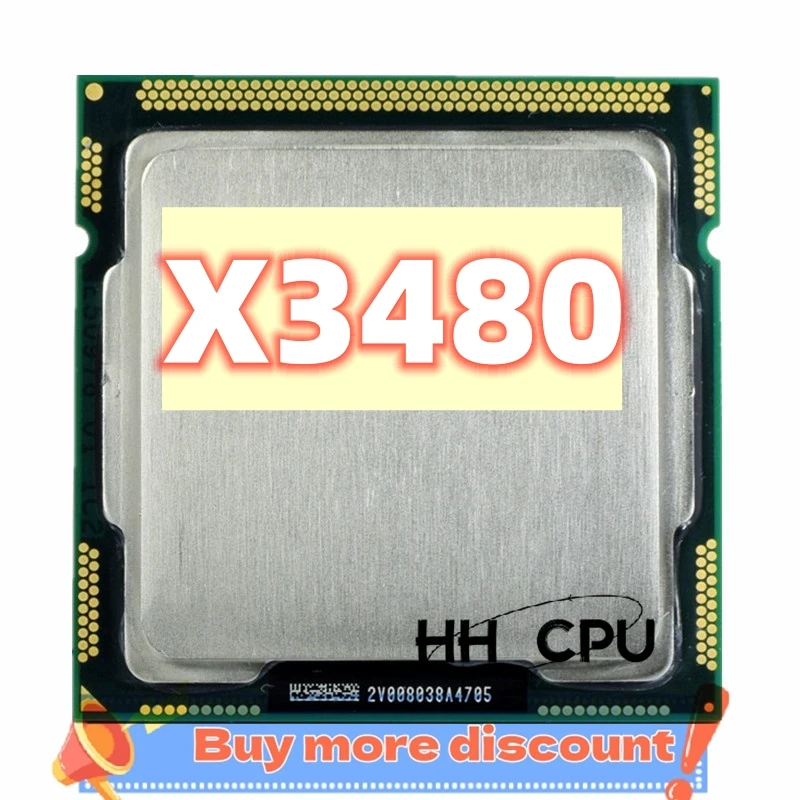 

Xeon X3480 3.0 GHz Quad-Core Eight-Thread 95W CPU Processor 8M 95W LGA 1156