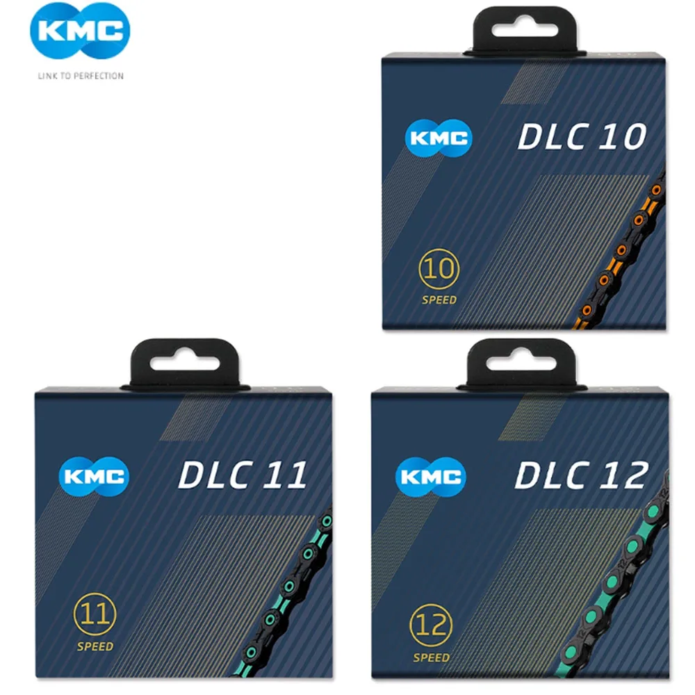 

KMC DLC-series 10-12 Speed Universal Bicycle Chain Black Diamond Chain The Coating Treatment Is More Durable