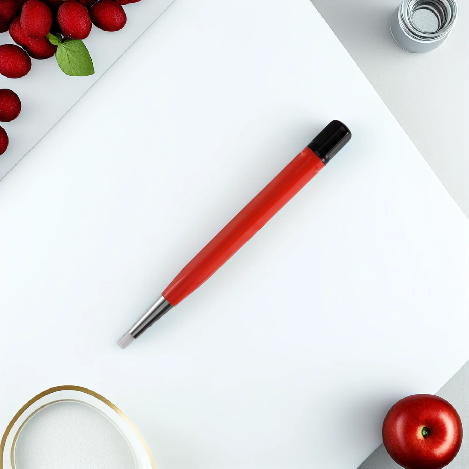 Pluma de limpieza para reloj, suministros de mantenimiento de instrumentos de precisión, cepillo de fibra de vidrio duradero, eliminador de óxido, pulido de joyas