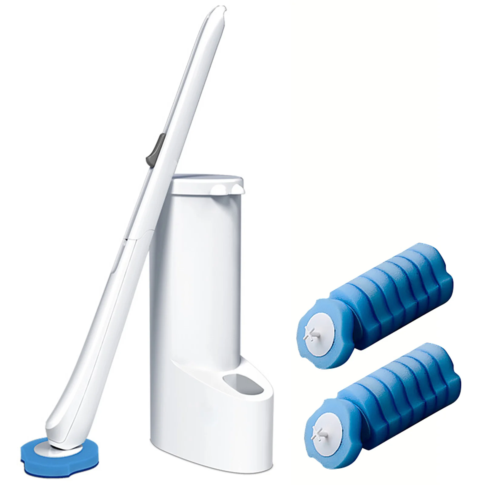 

Disposable Toilet Brush Set With 16 Refills Toilet Bowl Cleaning System