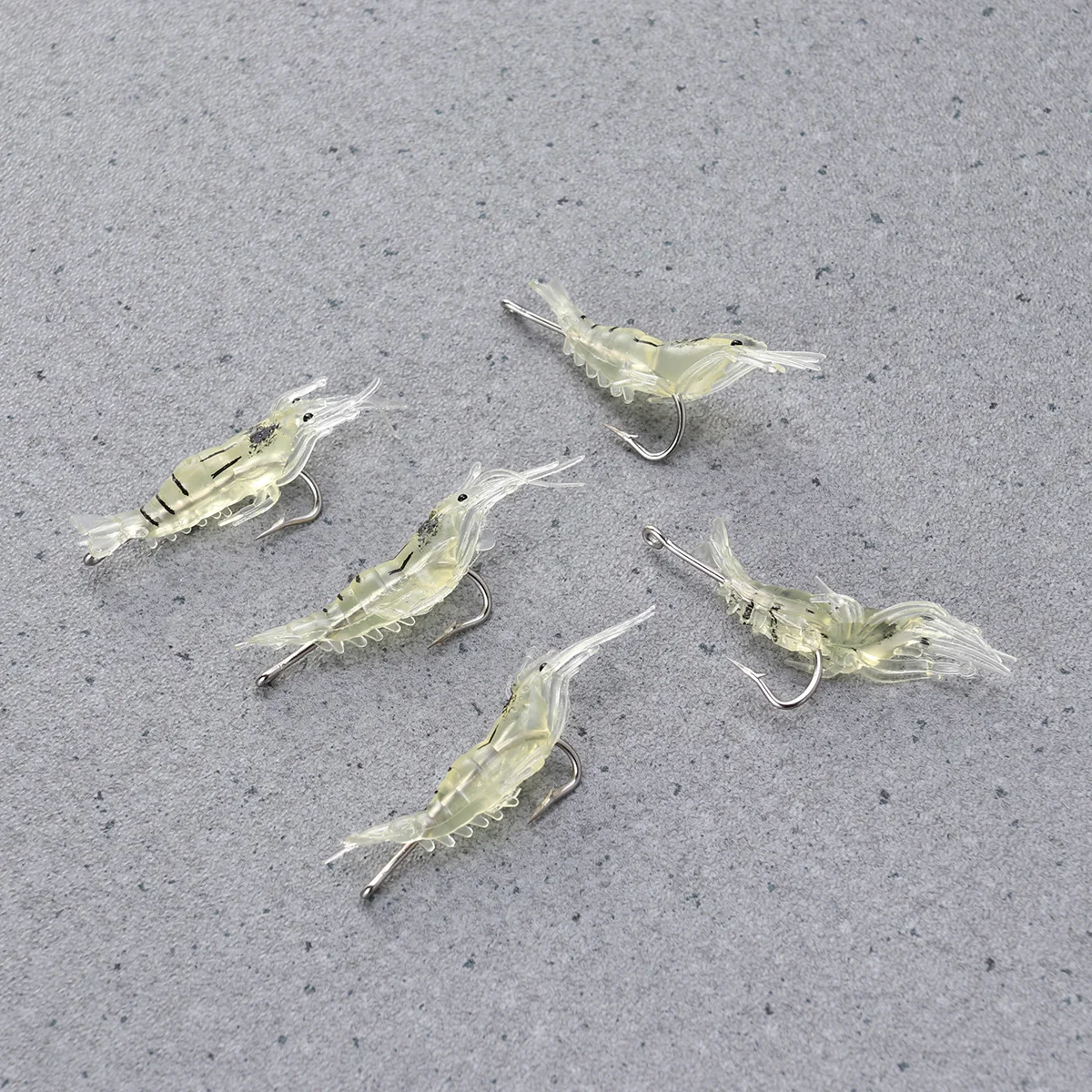 

5 Pcs Salmon Bait Fish Lures Fishing Crayfish Shrimp Small and Medium-sized Cod