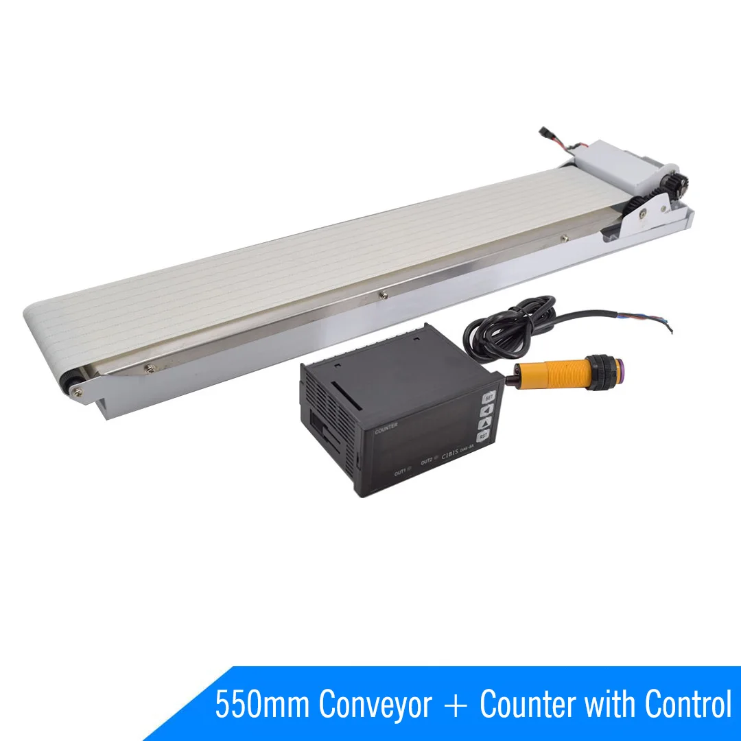 

Infrared Counter Controller DC24V 550mm Conveyor Belt Small Production Line Number Display Control