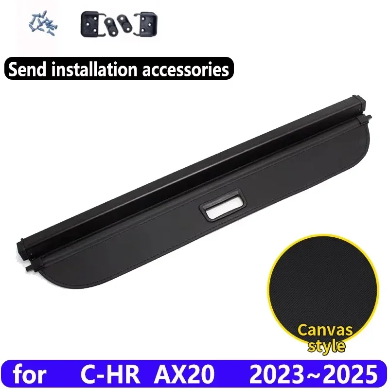 Pour Toyota C HR C-HR CHR AX20 2023 2024 2025 MK2 voiture coffre rideau Auto arrière stockage arrièr
