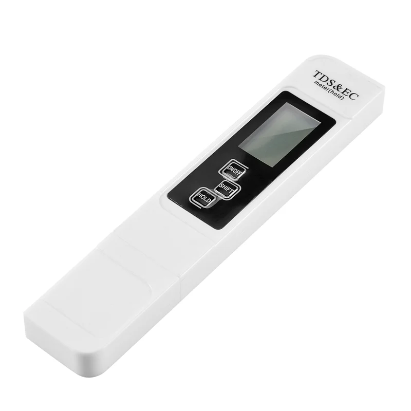 【Venda relâmpago】TDS EC Medidor Digital de Qualidade da Água Tester 0-9999 PPM Faixa de Medição de Medidor de Temperatura de Pureza da Água Tester