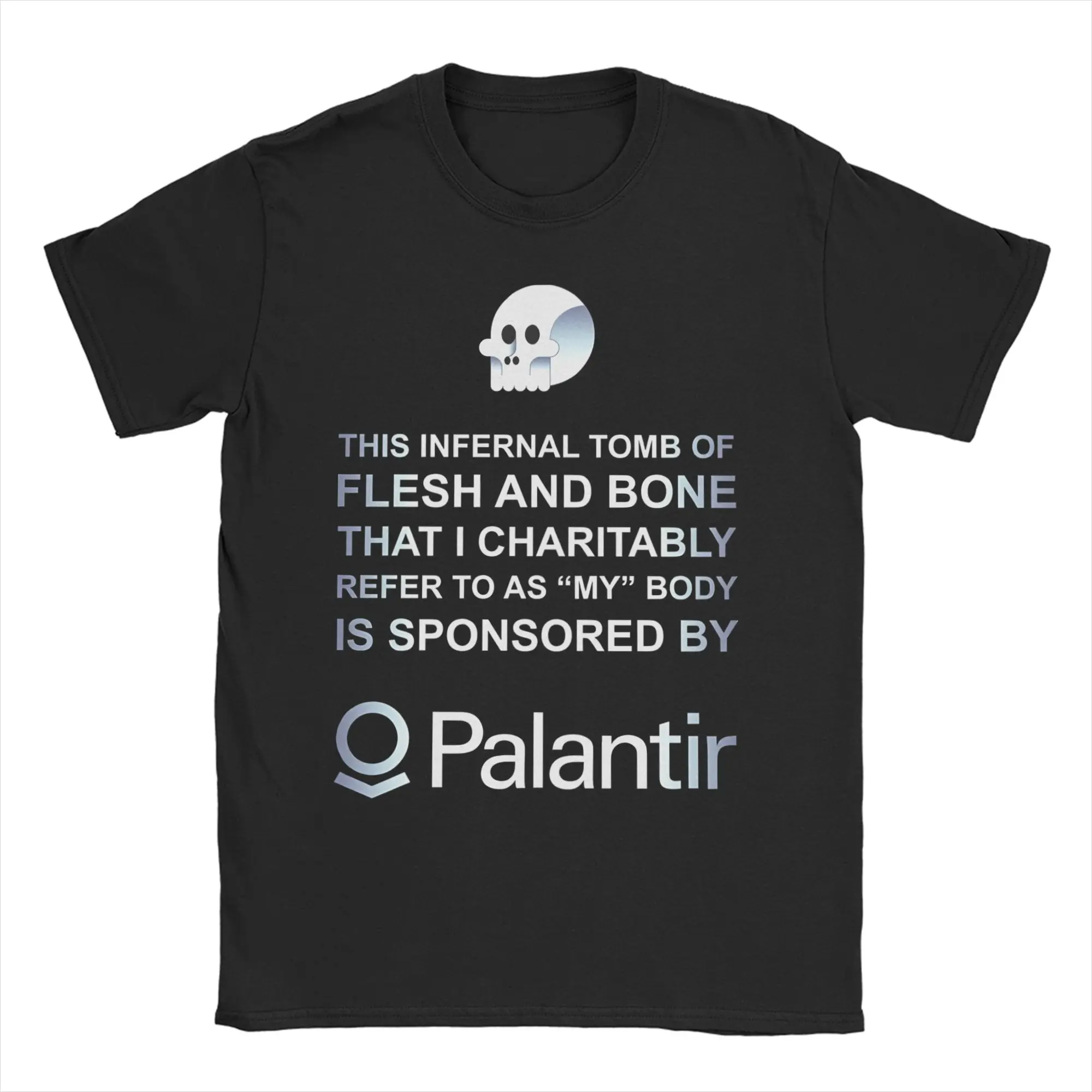 خمر PLTR Palantir تي شيرت الرجال النساء Crewneck القطن تي شيرت قصيرة الأكمام تيز ملابس الصيف