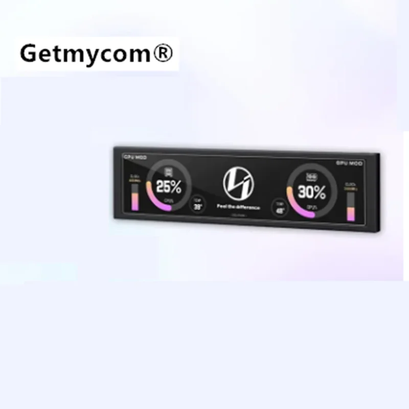 for ZZJMOD Screen display secondary Screen 9.2-inch HD high-definition custom dynamic theme without AIDA or graphics card HDMI