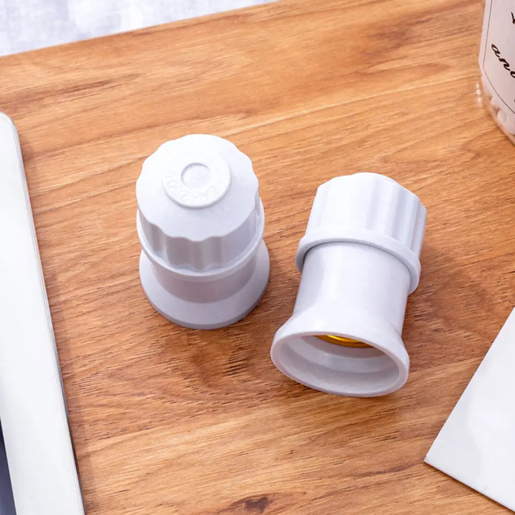 

10 шт. Изолированные патроны E27 для лампочек, прочные, простые в использовании, аксессуары для домашнего освещения, головки для ламп E27