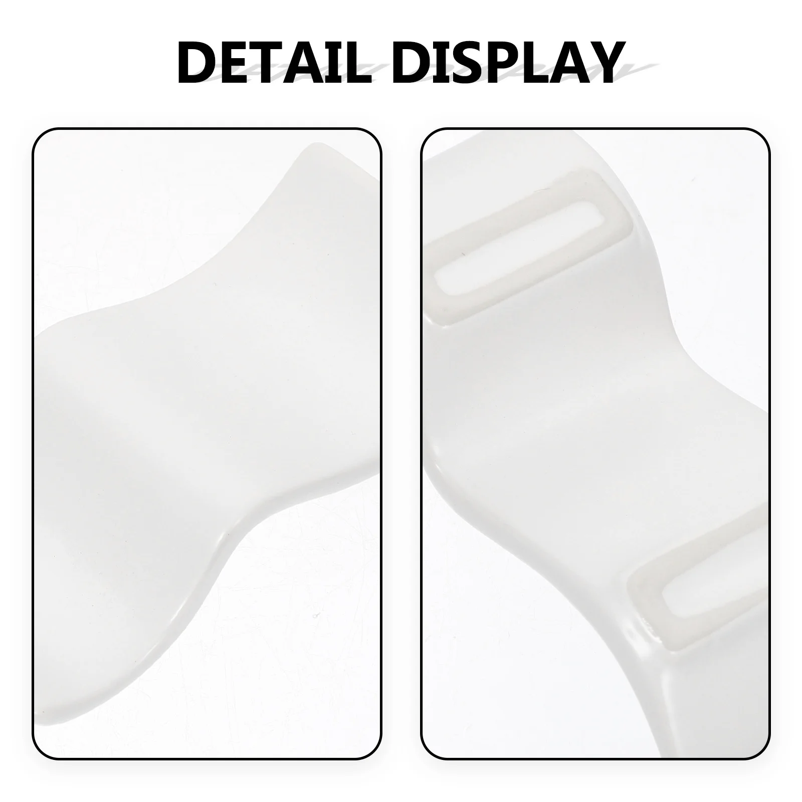 

2Pcs Ceramic Chopstick Rest Sturdy Cutlery Organizer Kitchen Flatware Holder Spoon Rack Dining Tableware Stand