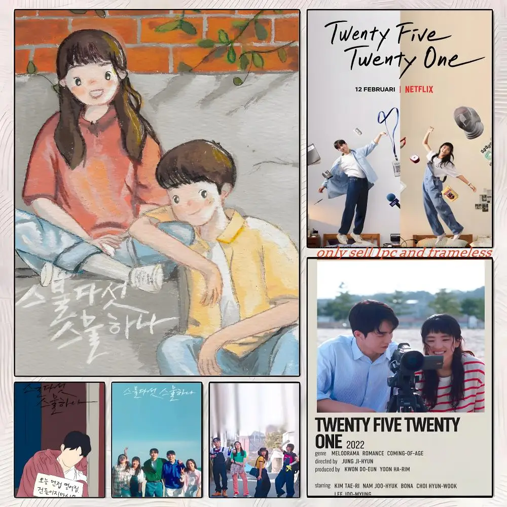Twenty-Five Twenty-One Tv Show Poster Self-adhesive Painting With Prints Home Bedroom Living Room Decoration
