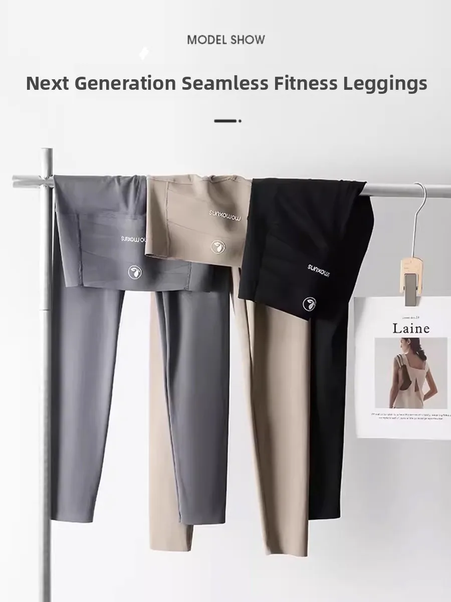 Spodnie do jogi z wysokim stanem, ocieplane, z imitacji skóry, damskie, sportowe, modelujące sylwetkę, wyszczuplające brzuch, podnoszące pośladki.