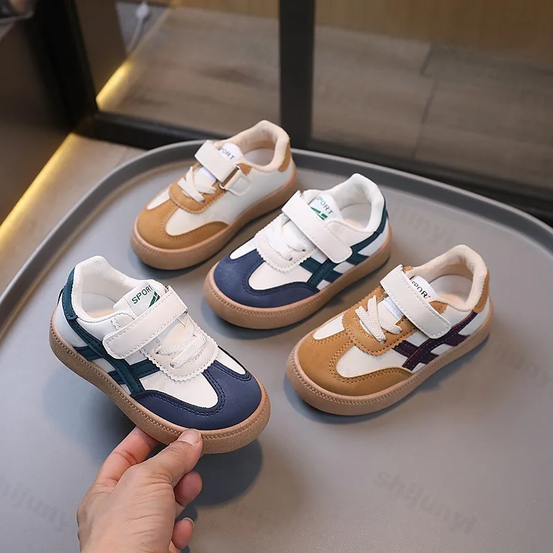 

Toddler Casual Shoes 2025 Autumn Boys Girls Fashion Non-slip Board Shoes Children Soft Lightweight Sneakers Kids Sports Shoes