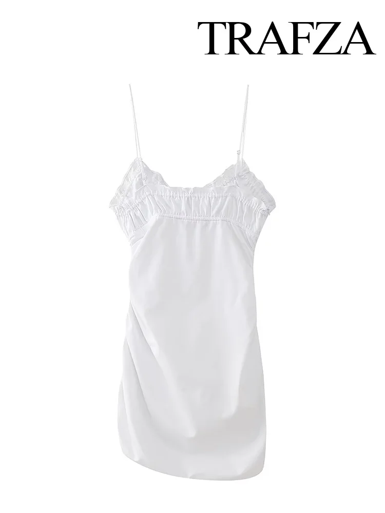 HH Frauen Sommer Neue Mode Zipper Plissee Bogen Dekoration Kleid Weibliche Backless Sexy Strand Stil Dünne Kurze Ärmelloses Kleid