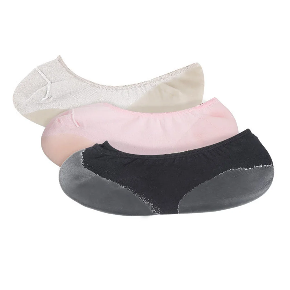 

Gel Socks Forefoot Low-cut Ankle Girls Black Moisturizing Anti-crack Front Feet