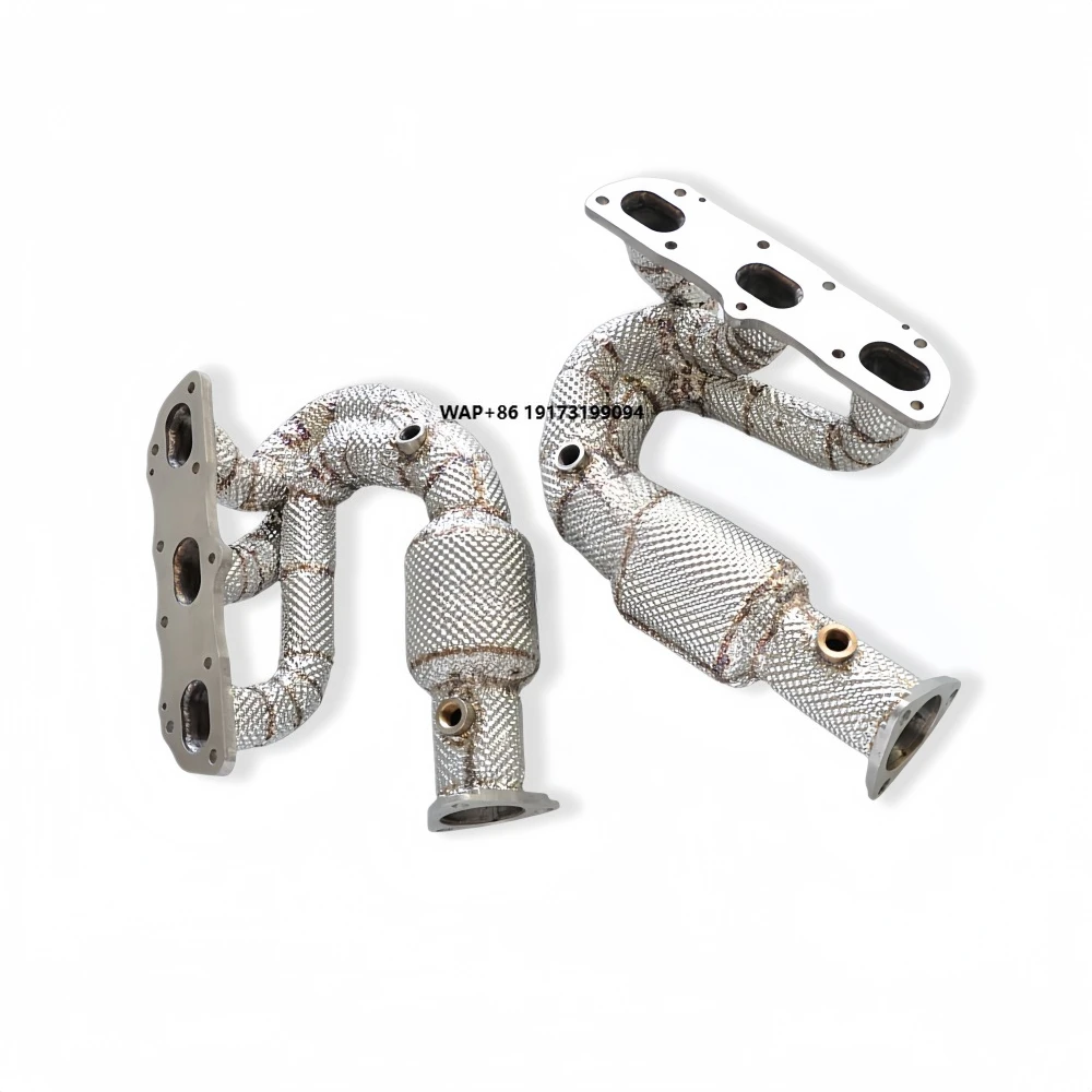 

Insulated Exhaust Manifold Head for 911/991.1 Carreras 3.8 2011-2015 SS304 Performance Exhaust Pipe Catalytic Converter