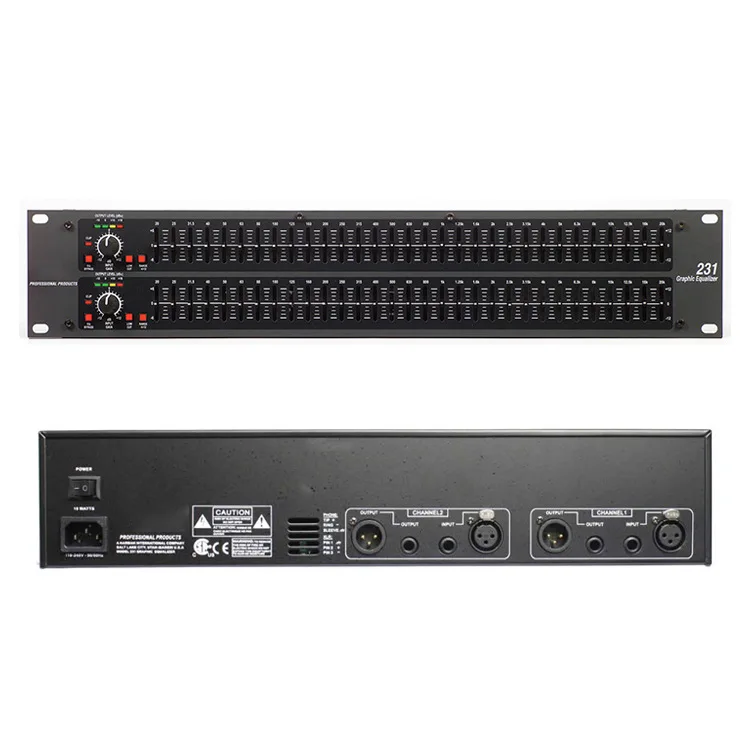 DBX231 Dual Band Equalizer/Dual 31 Band Professional/215