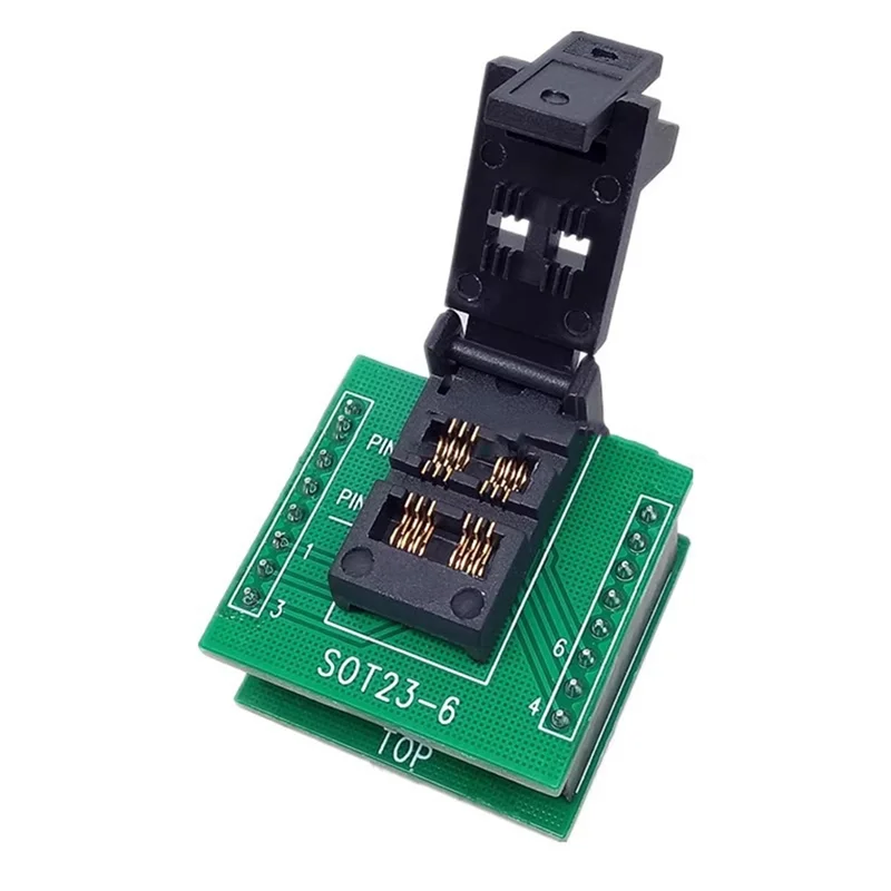 New!!IC Programmer Adapter For SOT23-6L For SOT23 To DIP6 Chip Test Socket Adapter Burning Seat Easy Installation
