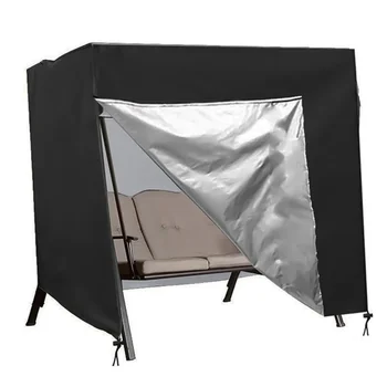 2 ที่นั่ง Swing Hammock 210D กันน้ํา Sun Shade Garden Swing ฝาครอบกลางแจ้ง Patio YARD แขวนเก้าอี้ที่นั่ง Canopy