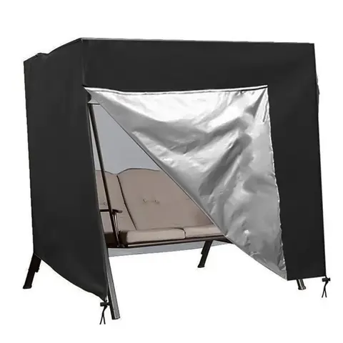 Cubierta para hamaca columpio de 2 plazas, parasol impermeable 210D, cubierta para columpio de jardín, cubierta para exteriores, Patio, silla colgante, dosel para asiento