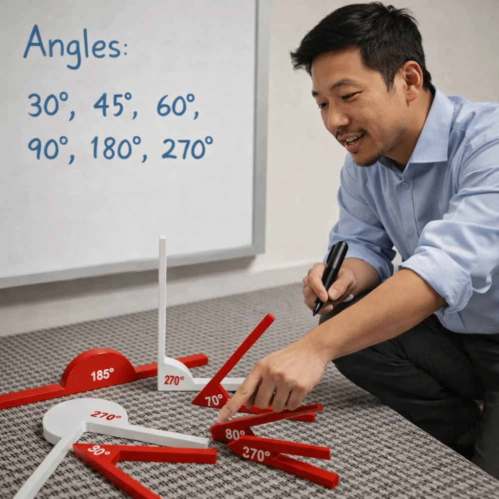 Angle Measurement Tools Teaching Tools Geometric Angle Display Instruments Angle Recognition Angle Tools