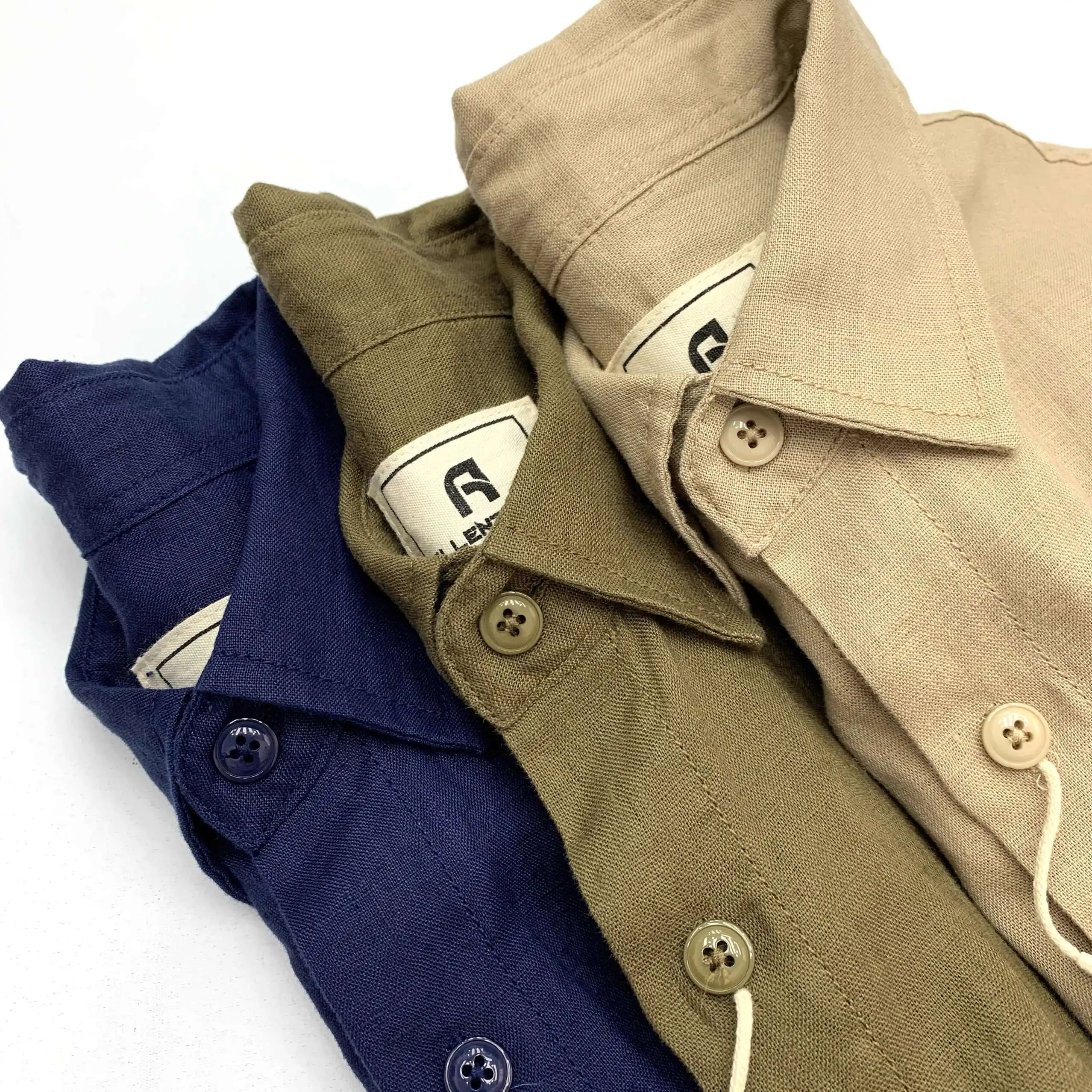 

Мужская рубашка с длинным рукавом из 100% льна, повседневная легкая рубашка на пуговицах с длинными рукавами, пляжные топы в стиле хиппи с воротником и карманами