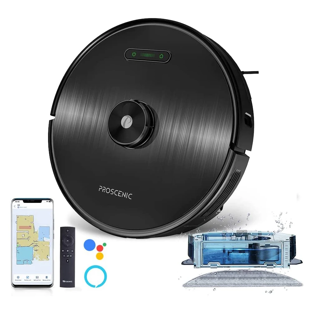 

Hot sale Proscenic M8 Lidar Robot Vacuum Cleaner Laser with smart electric water tank wet dry support Tuya