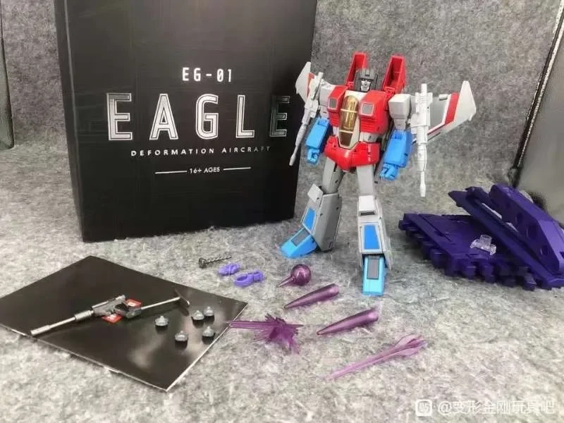 In Stock EAGLE EG01 Starscream Transformstion EG01B Thundercracker KO MP52 Modified G1 Action Figure Decepticon Flying Squad