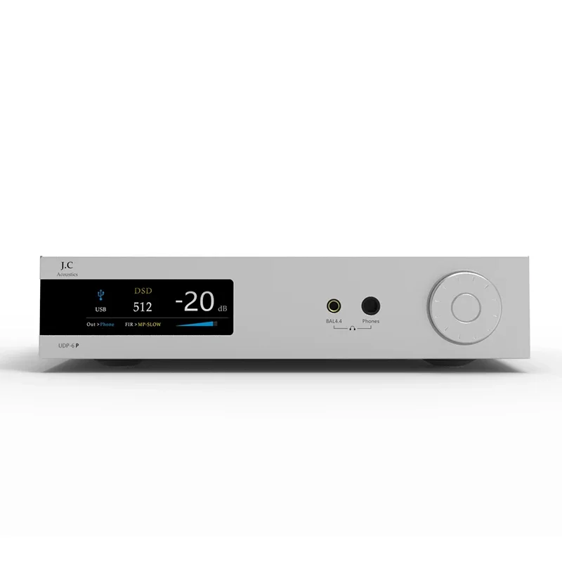 J.C Acoustics UDP-6P ES9039SPRO سطح المكتب DAC ومضخم ضوت سماعات الأذن ستيريو Hifi Music AMP