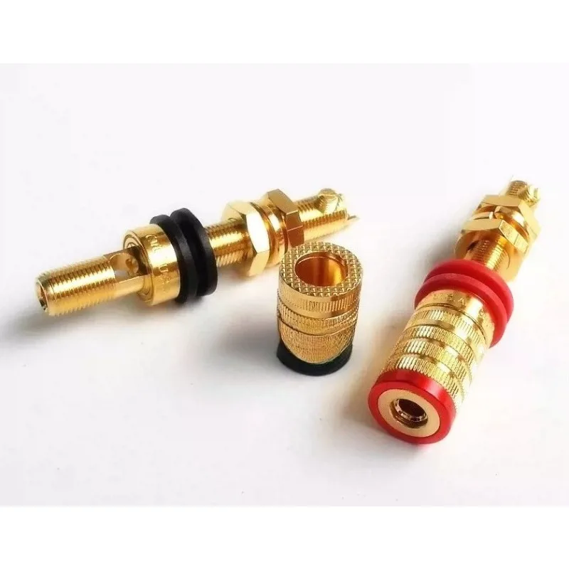 1pcs gold-plated banana mother speaker speaker amplifier terminal Original 838