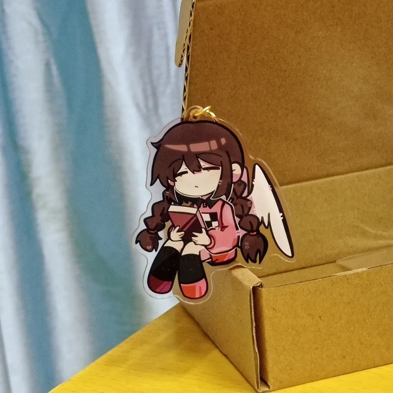 Yume Nikki Acrylic Keychain Madotsuki Cult Dark Dreamy Indie Game Merch Vehicle Key Ring Ornament Holiday Stocking Stuffer Gift