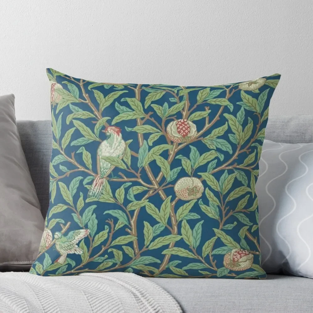 

William Morris Pomegranate Fruit and bird,No,01. Throw Pillow christmas pillowcases Cushion Child Decorative Sofa Cushion