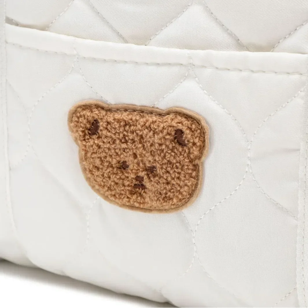 حقيبة تخزين حفاضات الأم ذات سعة كبيرة، حقائب سفر، حقيبة يد عصرية متعددة الوظائف، حقائب أمي مطرزة قطرية خفيفة الوزن #4