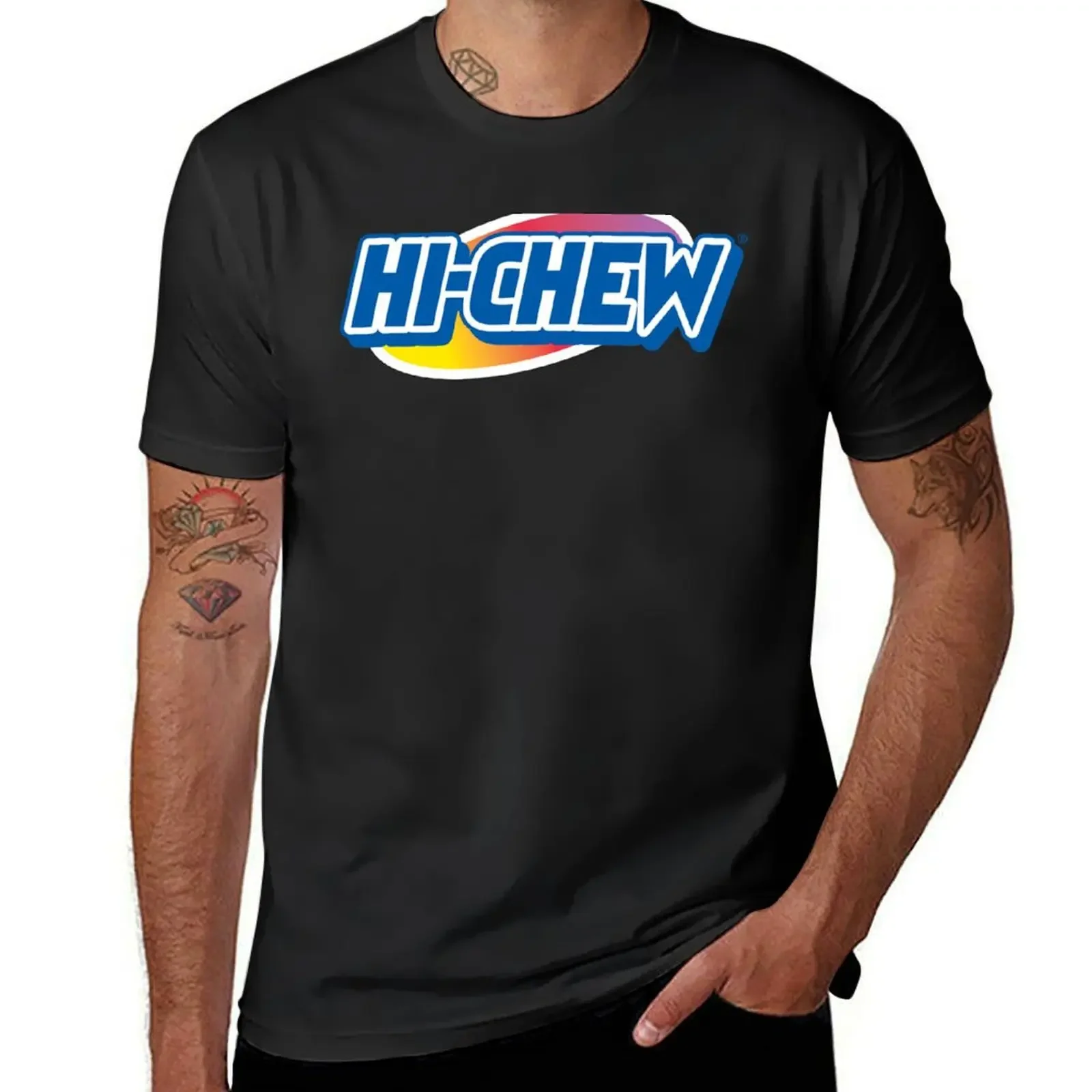 Hi-Chew Love T-Shirt quick-drying heavyweights hippie clothes mens workout shirts