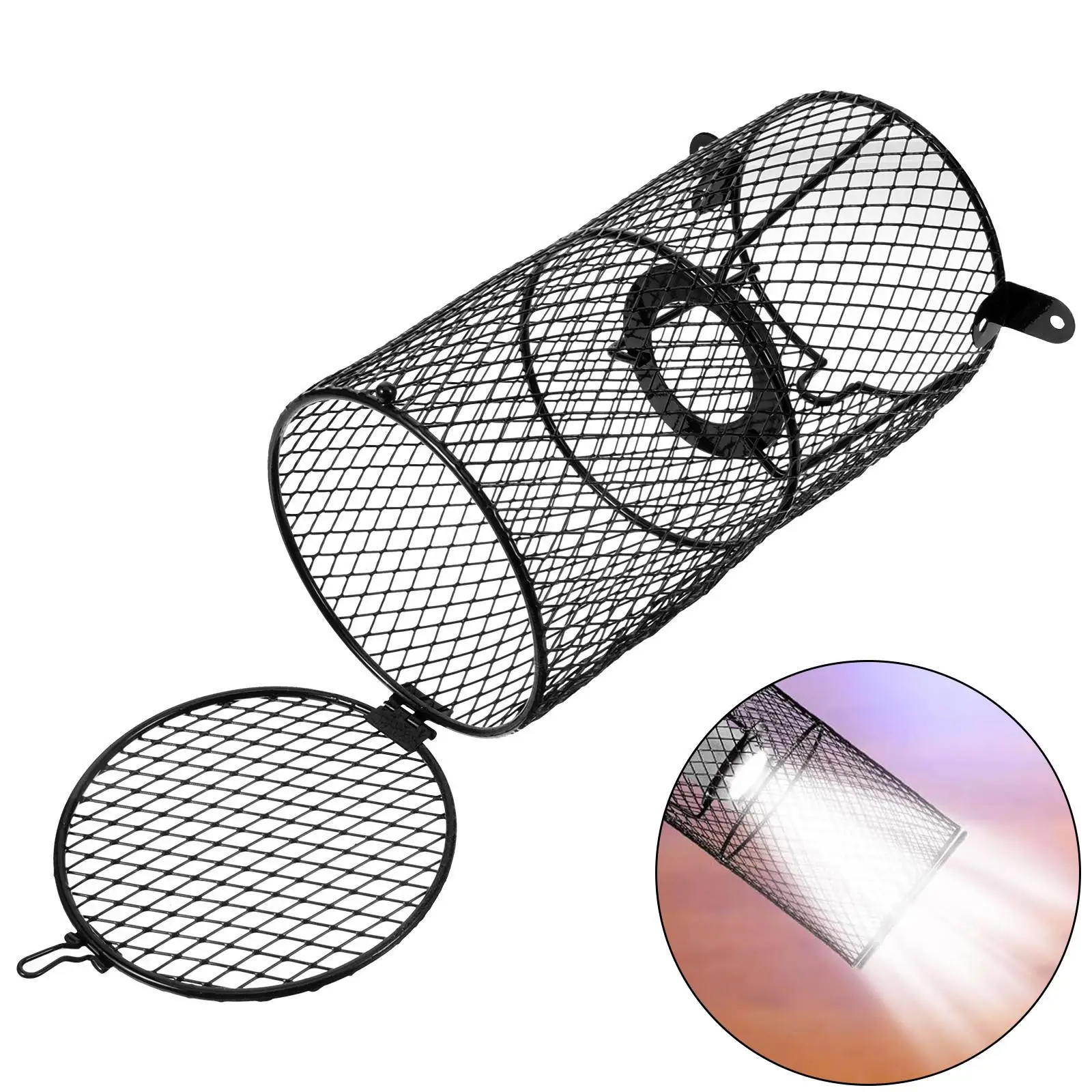 Reptile Anti Scalding Net Reptile Supplies Reptile Lampshade Iron Lampshade Pet Supplies Black Pet Lampshade Reptile Lamp Shade